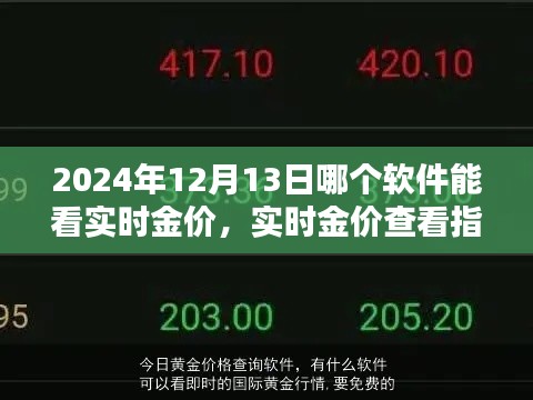 2024年12月13日實時金價查看指南，最佳軟件推薦