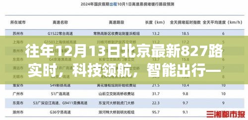 揭秘北京最新智能公交系統(tǒng)，科技領(lǐng)航下的智能出行——北京最新827路實(shí)時(shí)動態(tài)解析