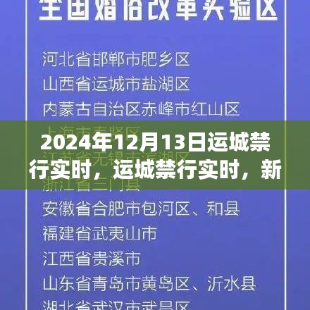 運城禁行實時，新交通政策解讀與影響分析