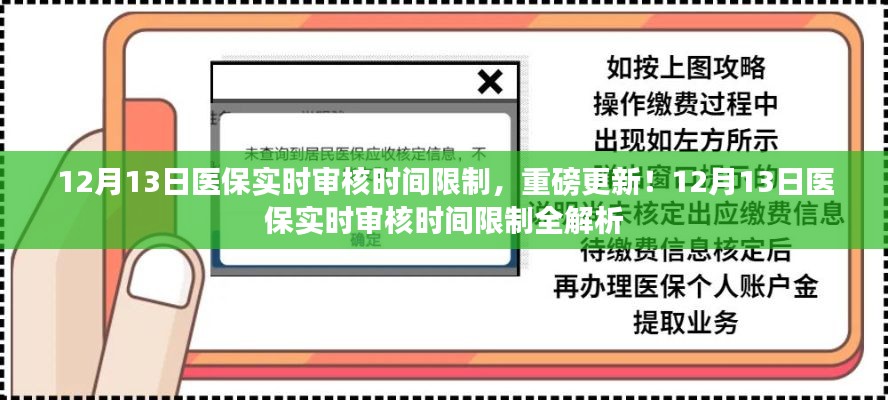 重磅更新！關(guān)于醫(yī)保實(shí)時(shí)審核時(shí)間限制詳解，最新動態(tài)與解析（12月13日）