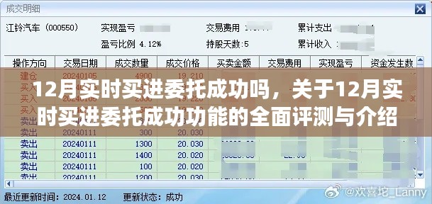 12月實(shí)時(shí)買進(jìn)委托功能全面解析，成功機(jī)率與操作指南