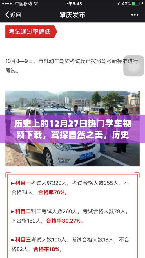 輕松啟程指南，歷史上的學(xué)車(chē)佳日與心靈之旅——駕探自然之美熱門(mén)學(xué)車(chē)視頻下載日