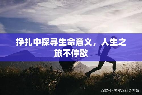 掙扎中探尋生命意義，人生之旅不停歇