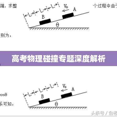 高考物理碰撞專題深度解析